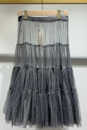 A-bee - Tulle Skirt 29693 - Grey