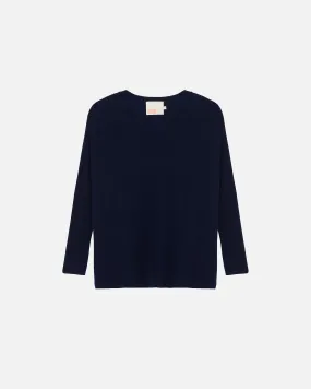 Absolut Cashmere Camille V Neck Jumper in Nuit