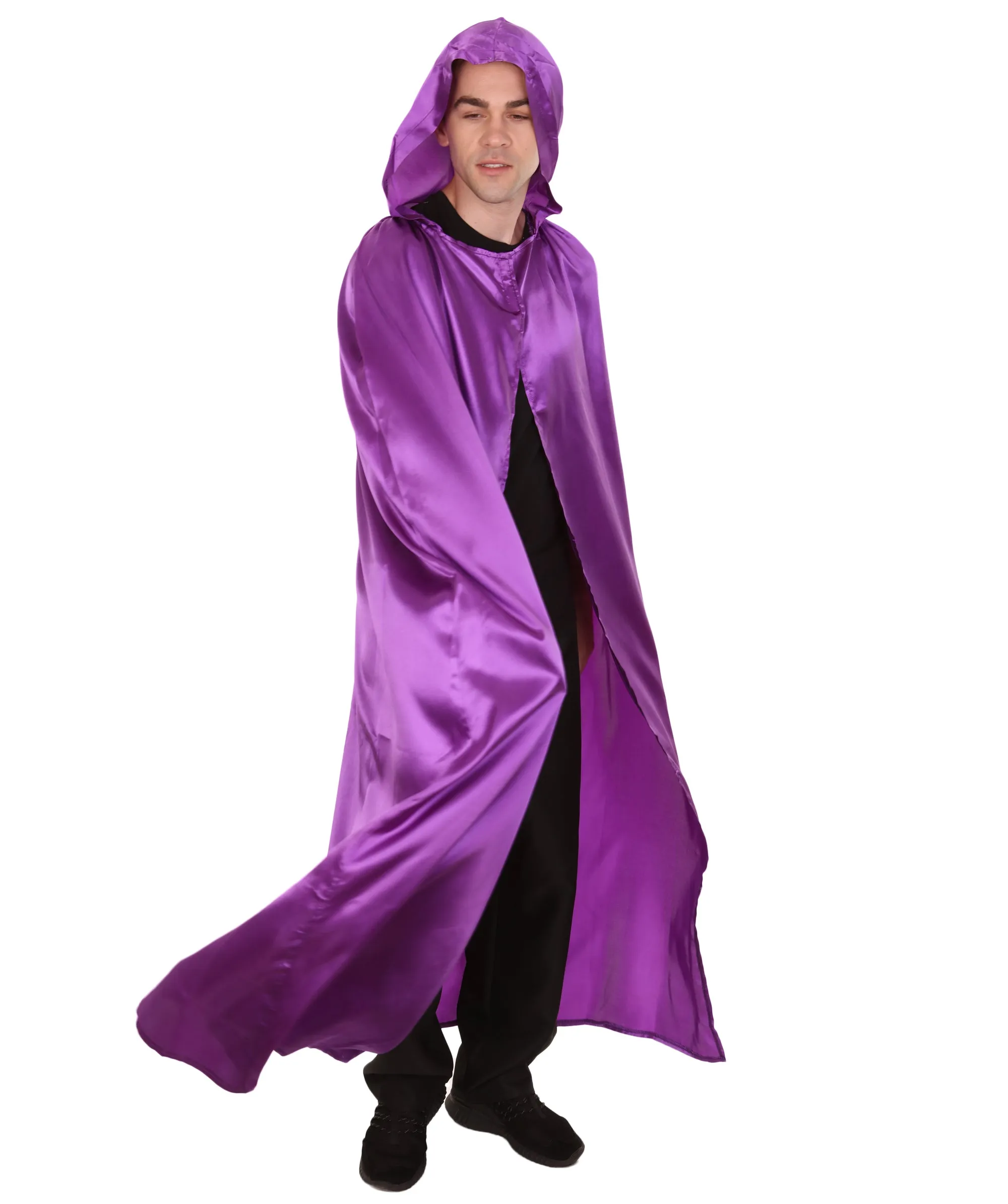 Adult Men's Hooded Cape Costume | Multiple Color Options Halloween Costume