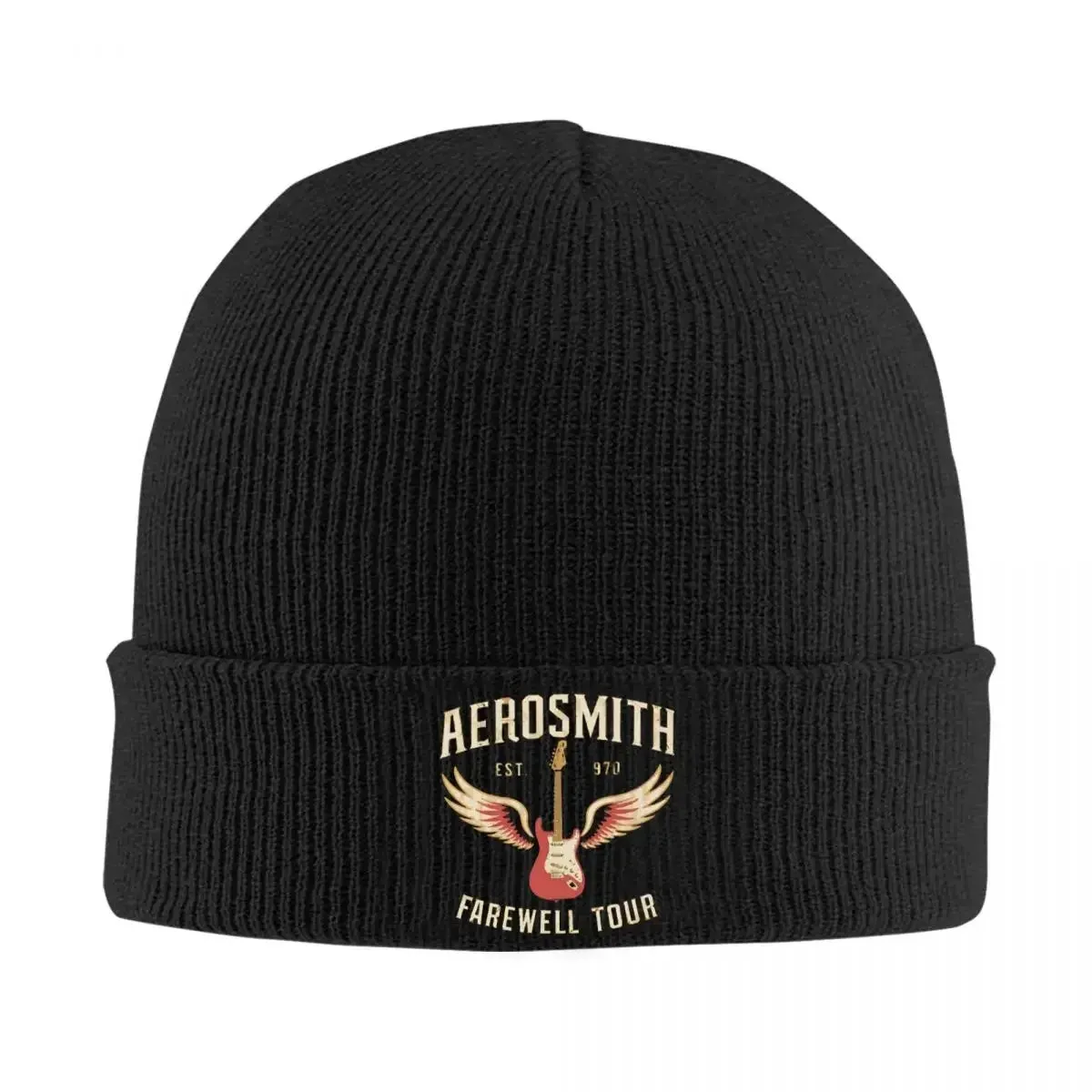 Aerosmith Farewell Tour Knitted Beanie | Rock the Legend 🖤🎸