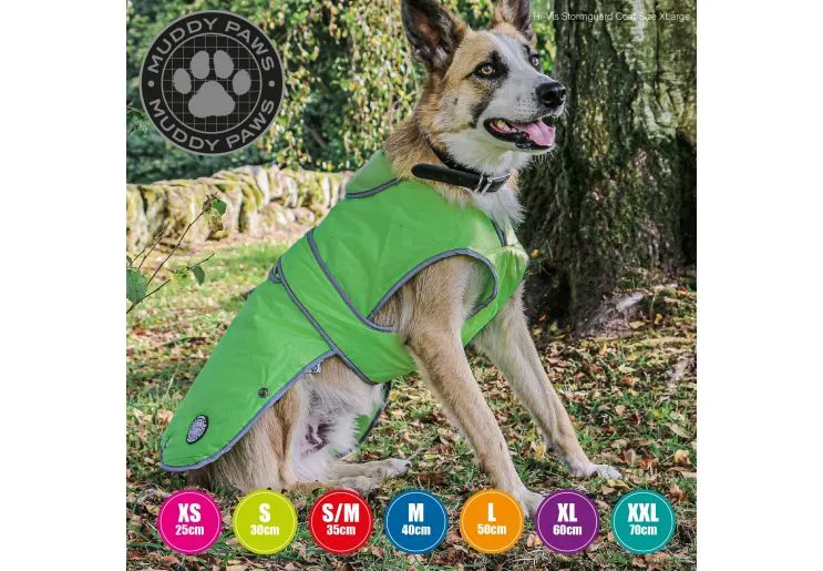 Ancol - Stormguard Dog Coat - Hi Vis Yellow - X Large