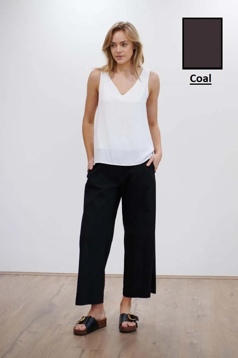 Audrey Tank in Coal F67 2703 by Mela Purdie