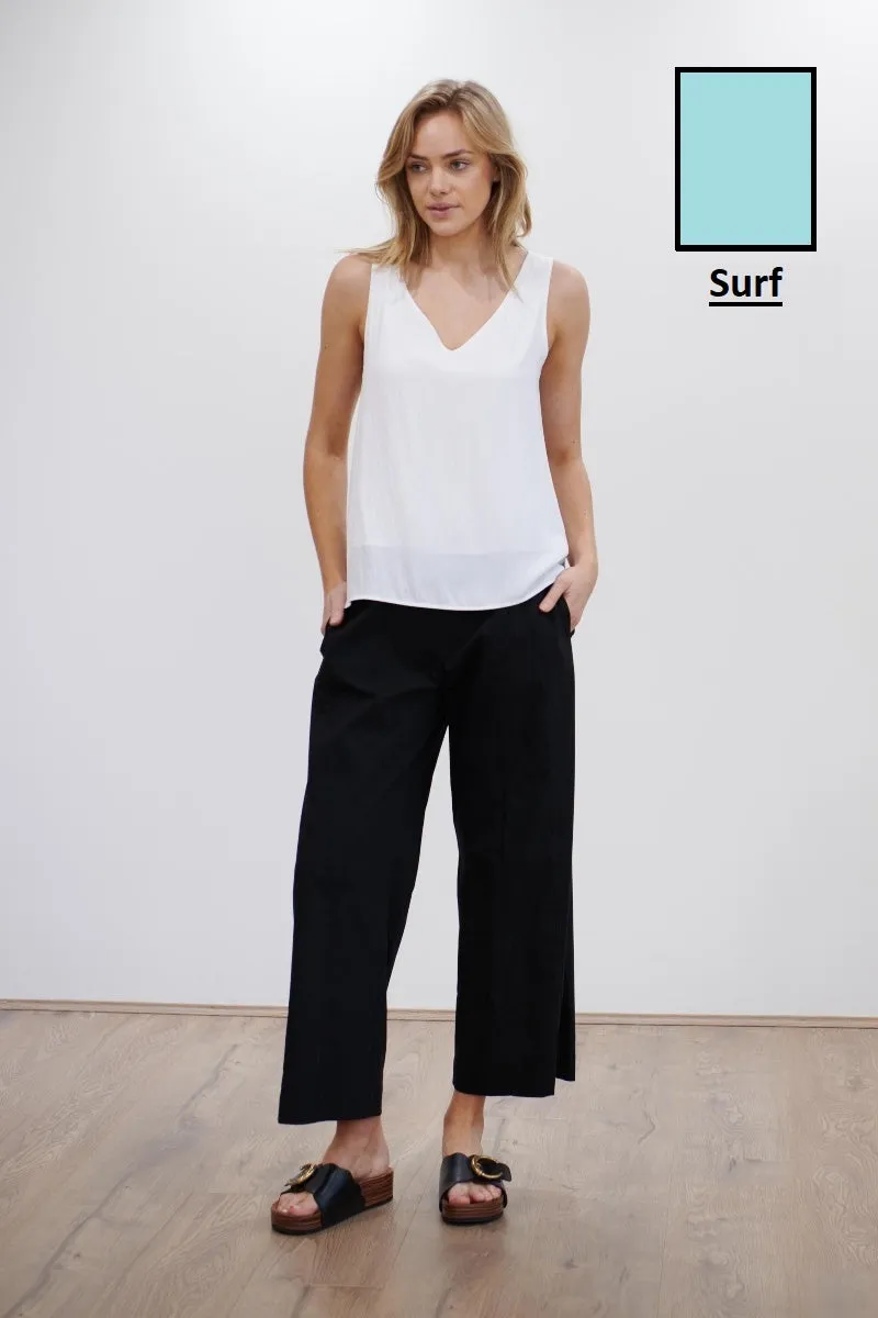 Audrey Tank in Surf F67 2703 by Mela Purdie