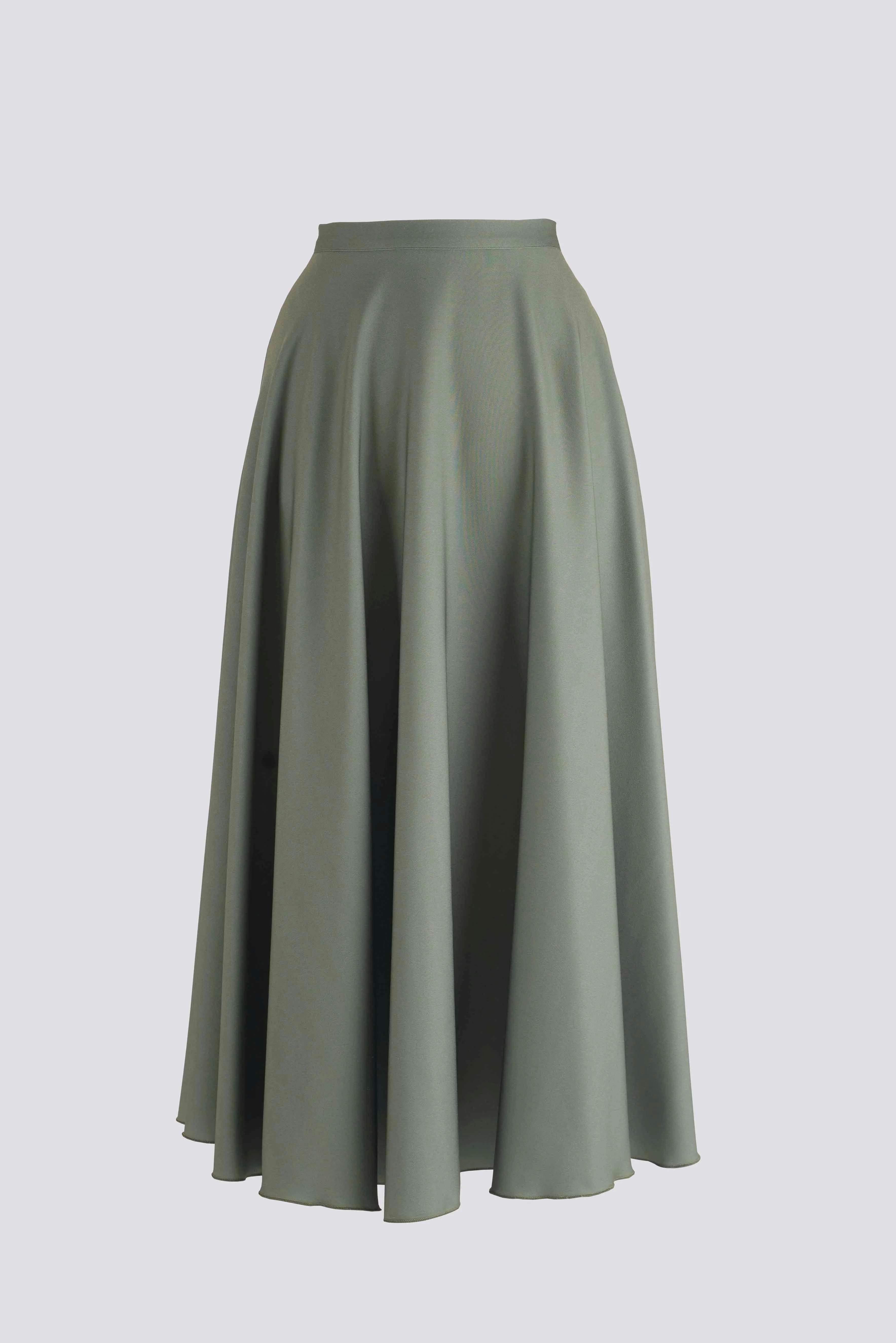 Basil Pleat Skirt