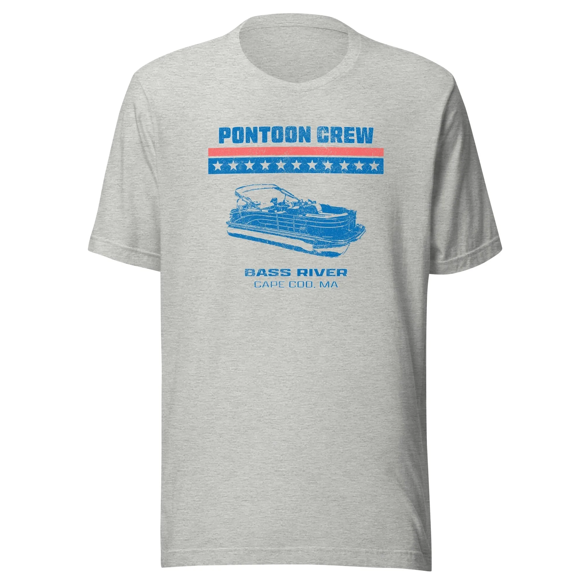 Bass River Pontoon T Shirt - Cape Cod, MA | Mens & Womens Patriotic Tee