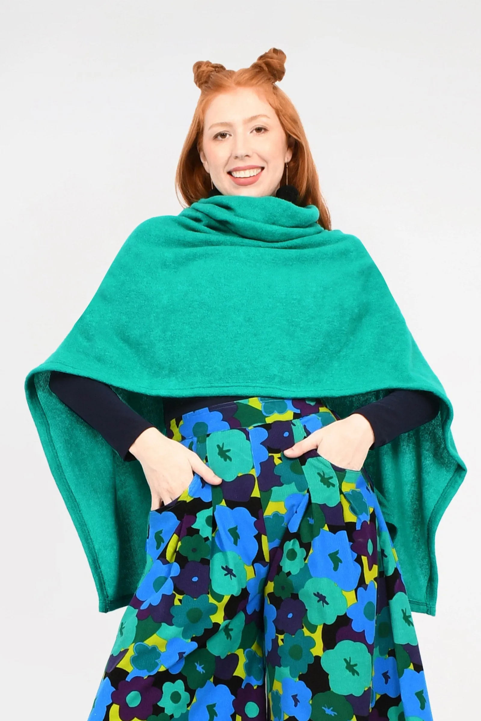 Birdie Knit Poncho