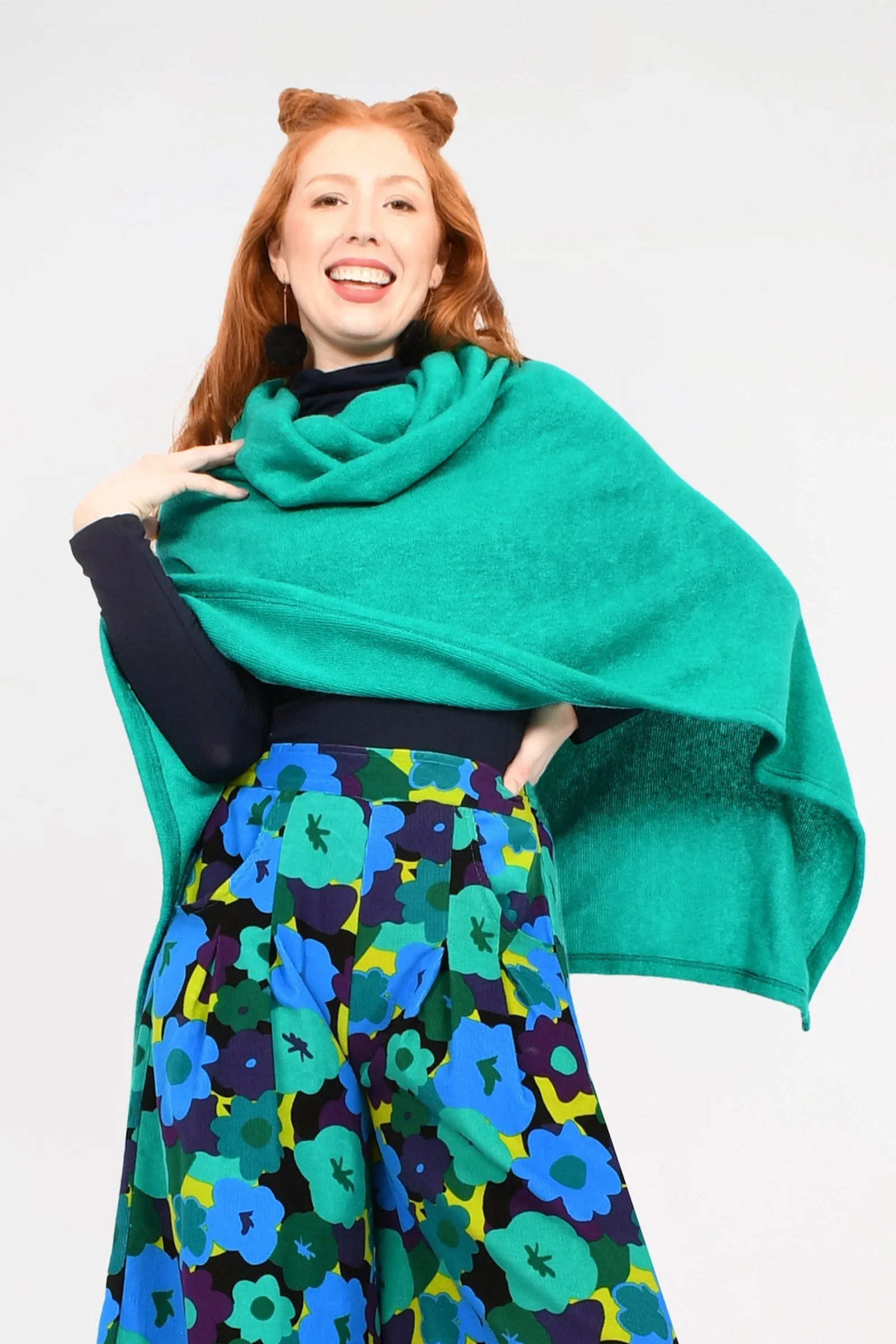 Birdie Knit Poncho