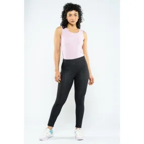 Blueage Black Plain Leggings