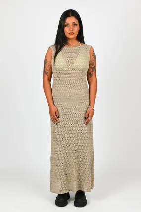 Bodicia B Backless Maxi in Sage Lace