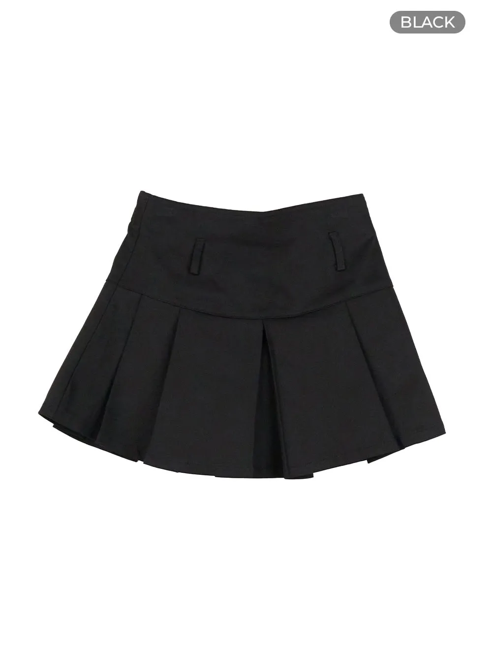 Box Pleated Mini Skirt IG405