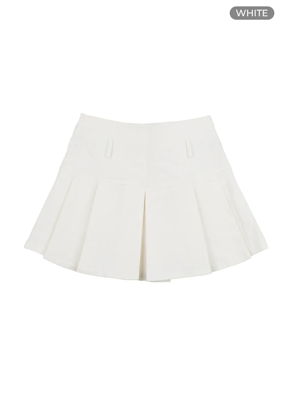 Box Pleated Mini Skirt IG405