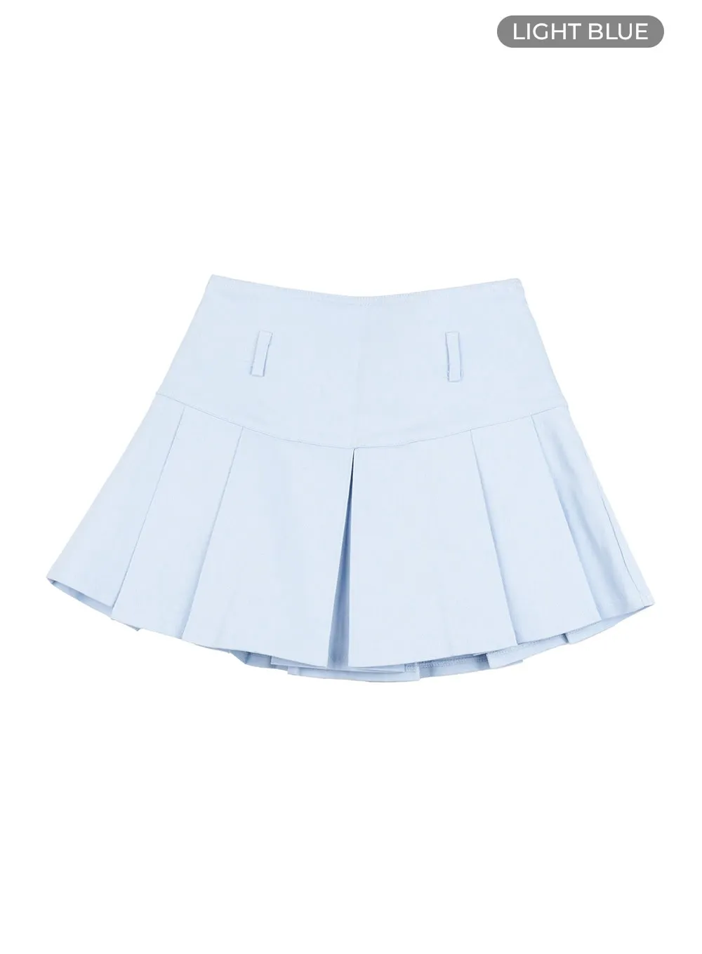 Box Pleated Mini Skirt IG405