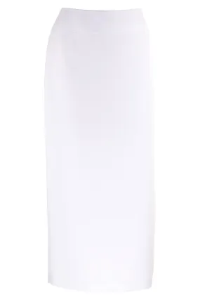 Busy Clothing Womens White Long Skirt