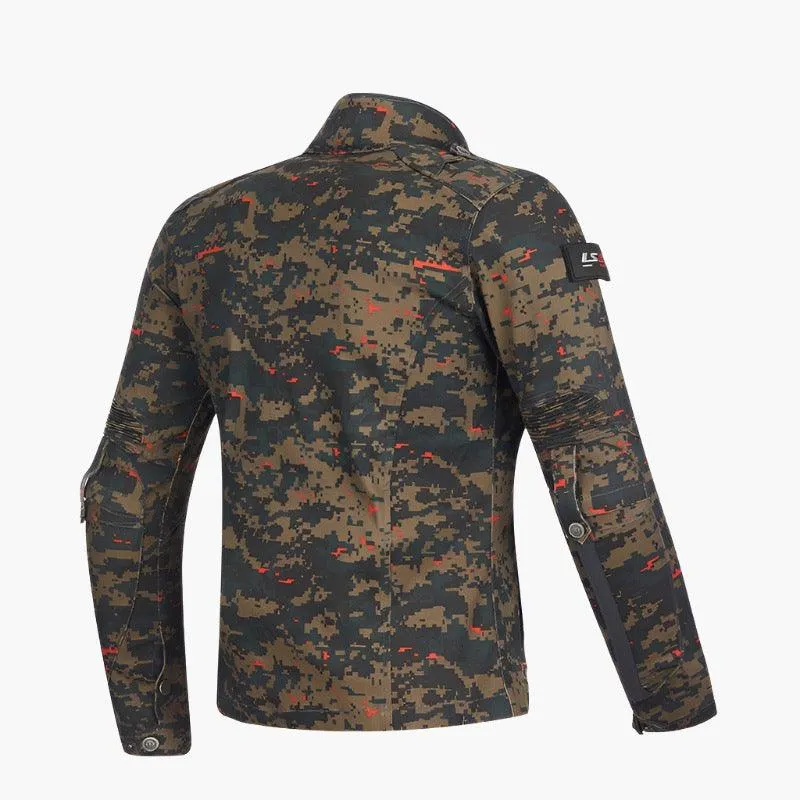 CAMOUFLAGE RIDING JACKET RUST