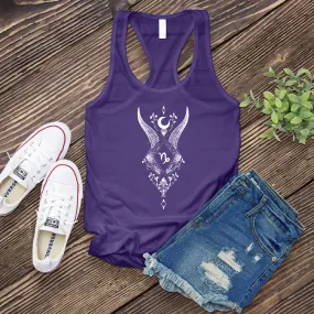 Capricorn Symbol Moon Women's Tank Top