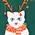 Christmas Cat-astrophe Pleated Swing Skirt