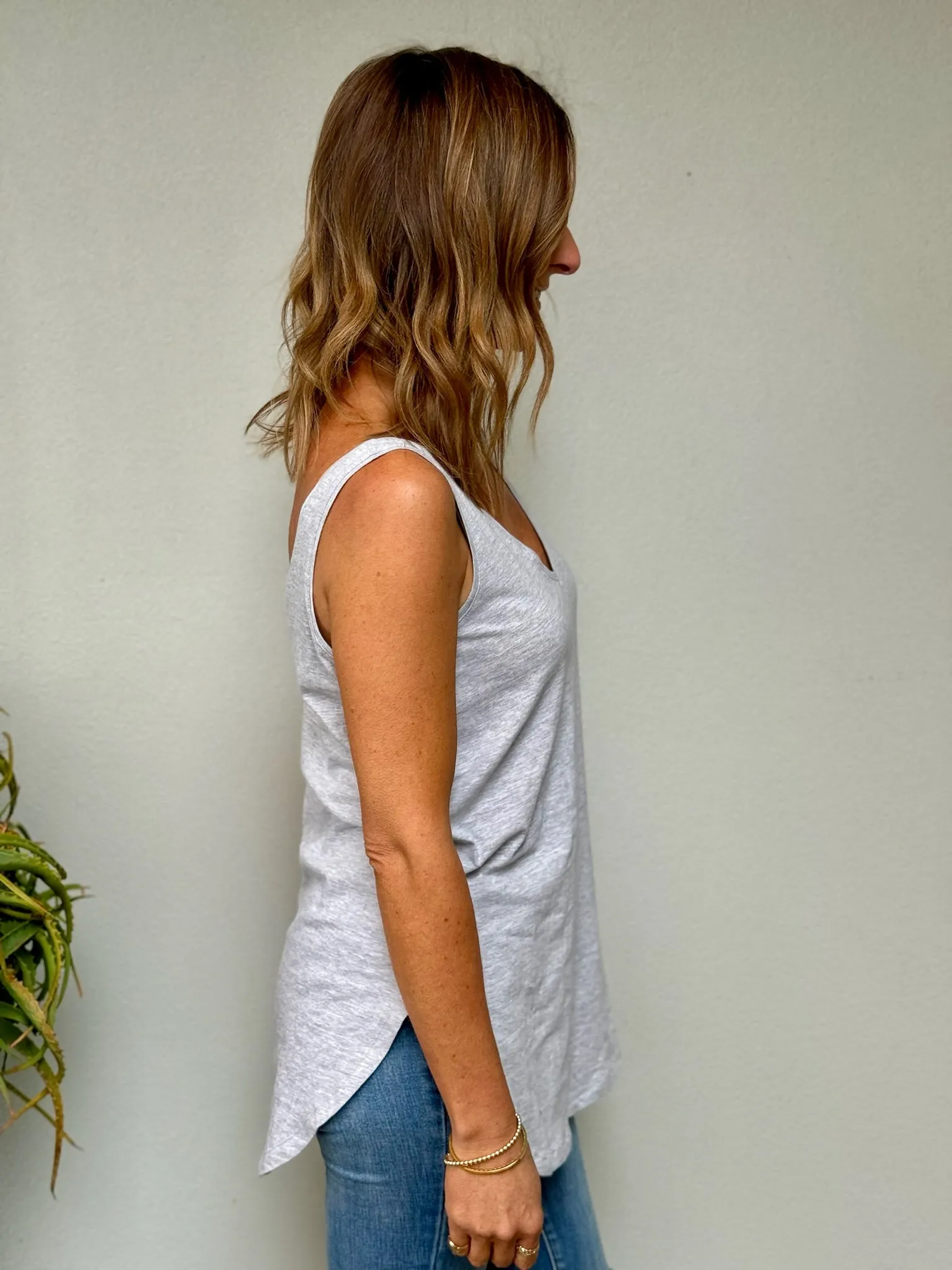 Classic Tank - Grey Marle