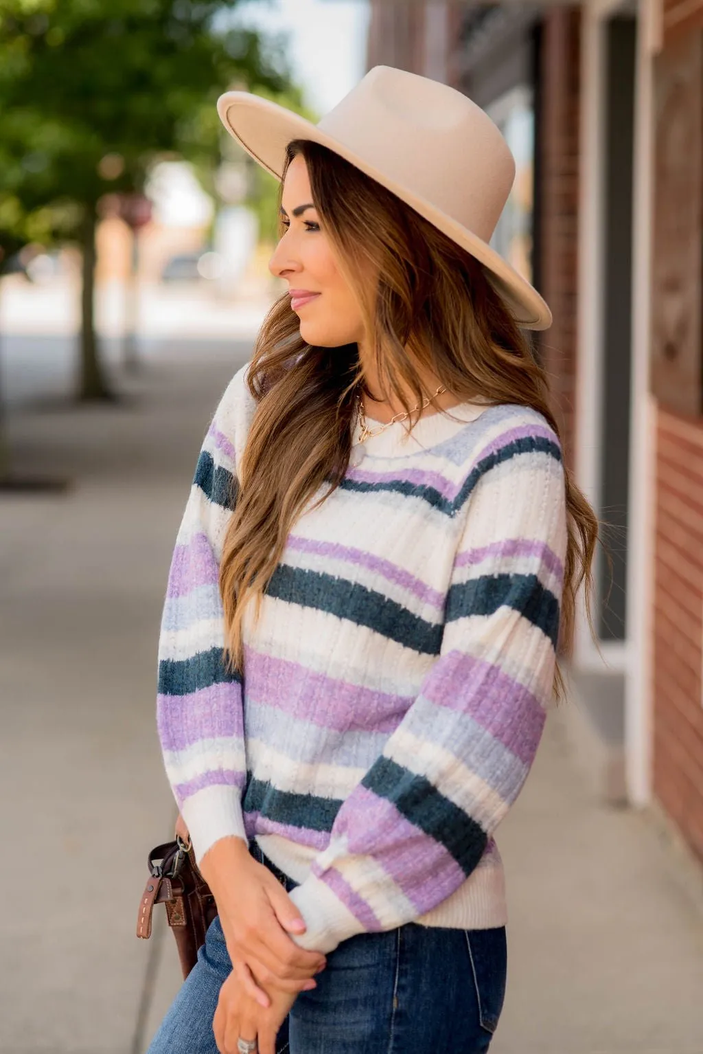 Color Pop Detailed Sweater