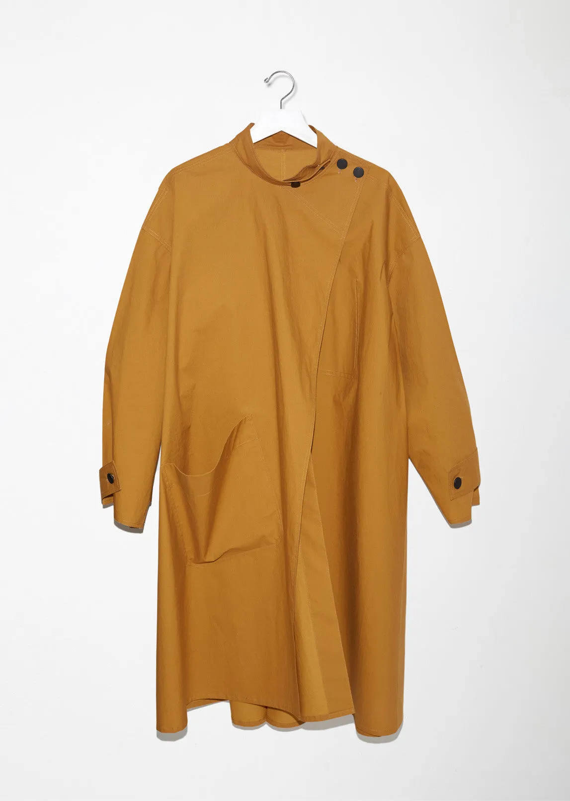 Cotton Highneck Overcoat