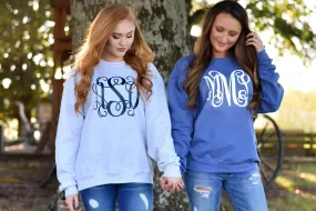 Custom Crewneck Sweatshirt Monogrammed