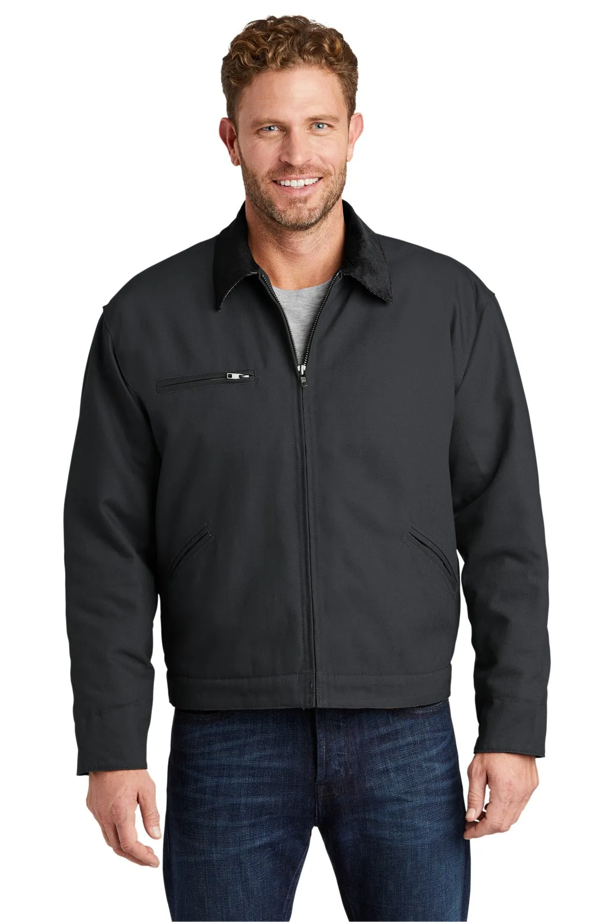 Custom Embroidered - CornerStone® - Duck Cloth Work Jacket.  J763