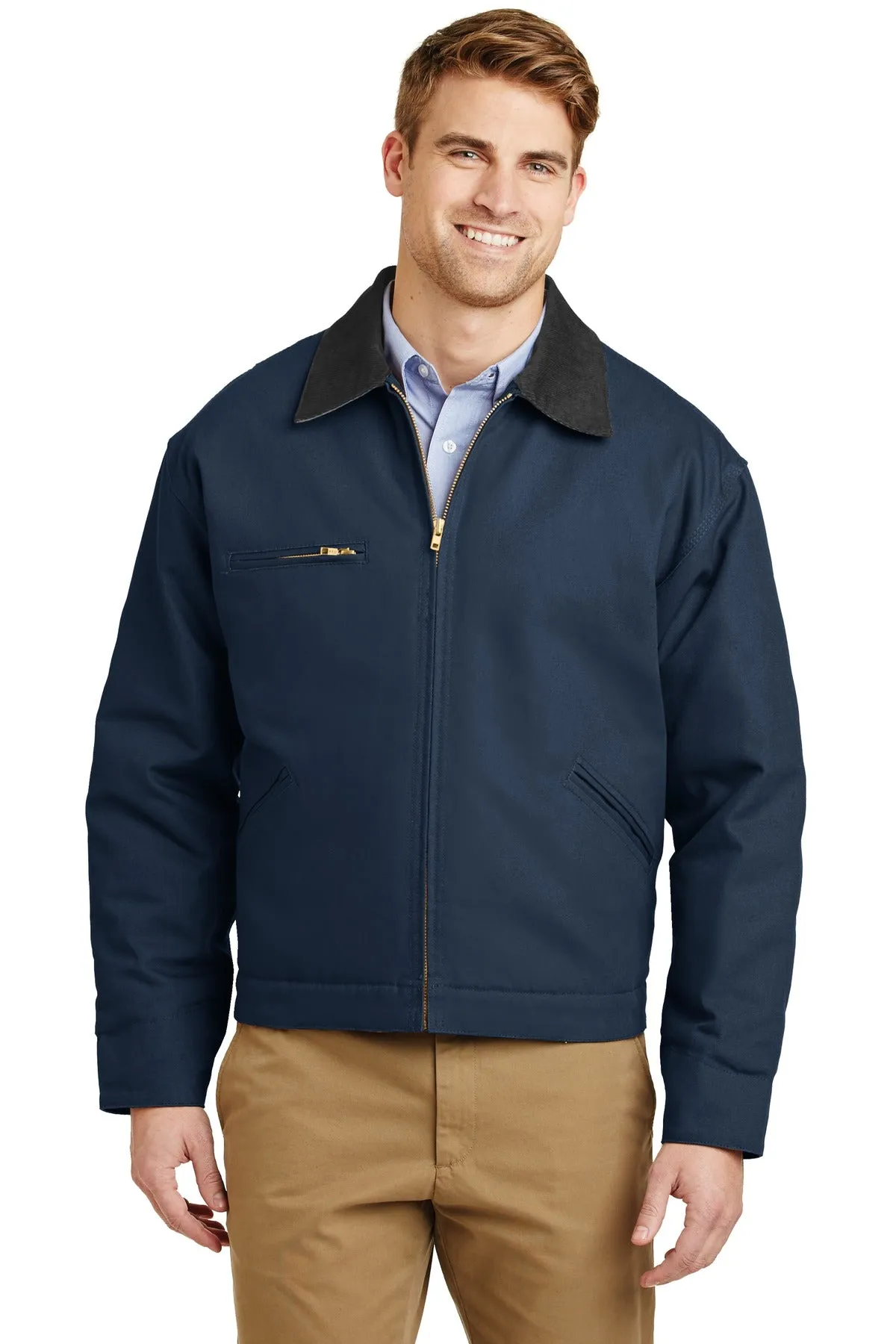 Custom Embroidered - CornerStone® - Duck Cloth Work Jacket.  J763