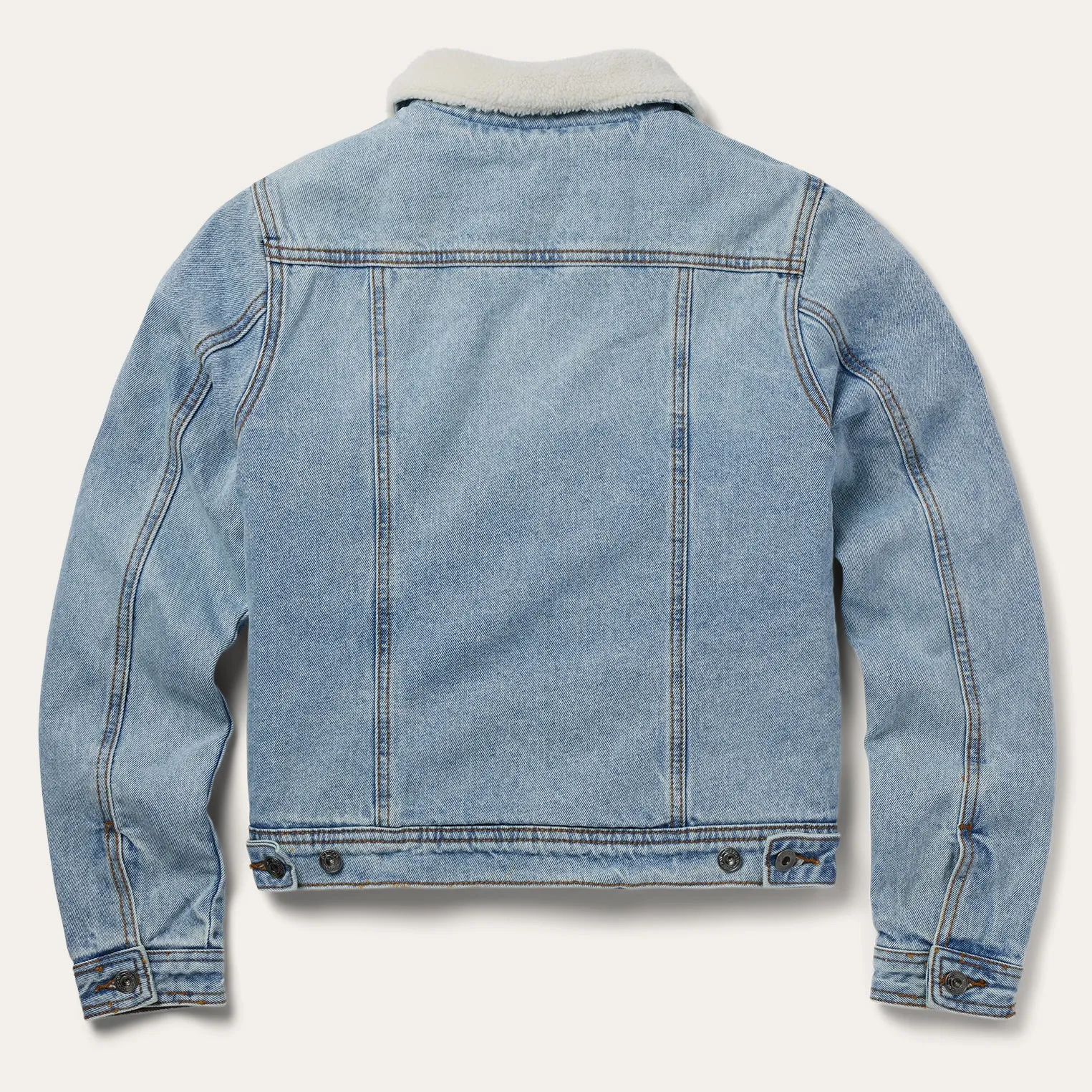 Denim Sherpa Lined Jacket