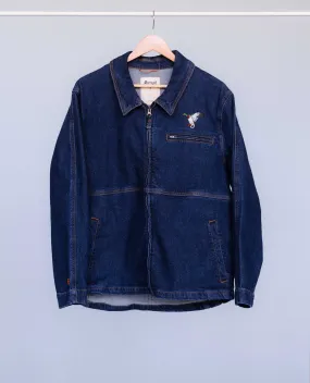 Denim Utility Jacket - Duck Embroidery