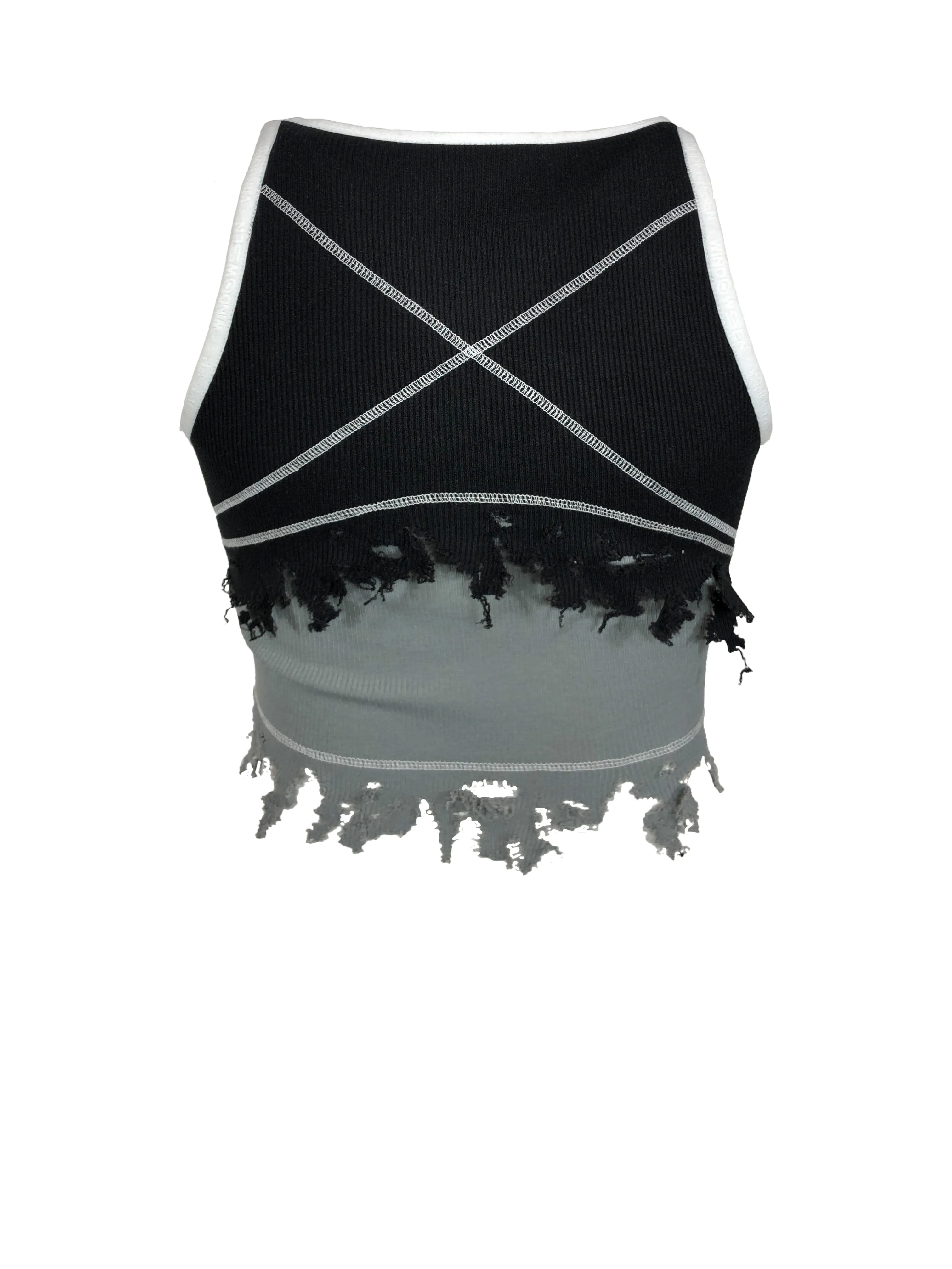 DISTRESSED GRAPHIC TANK TOP