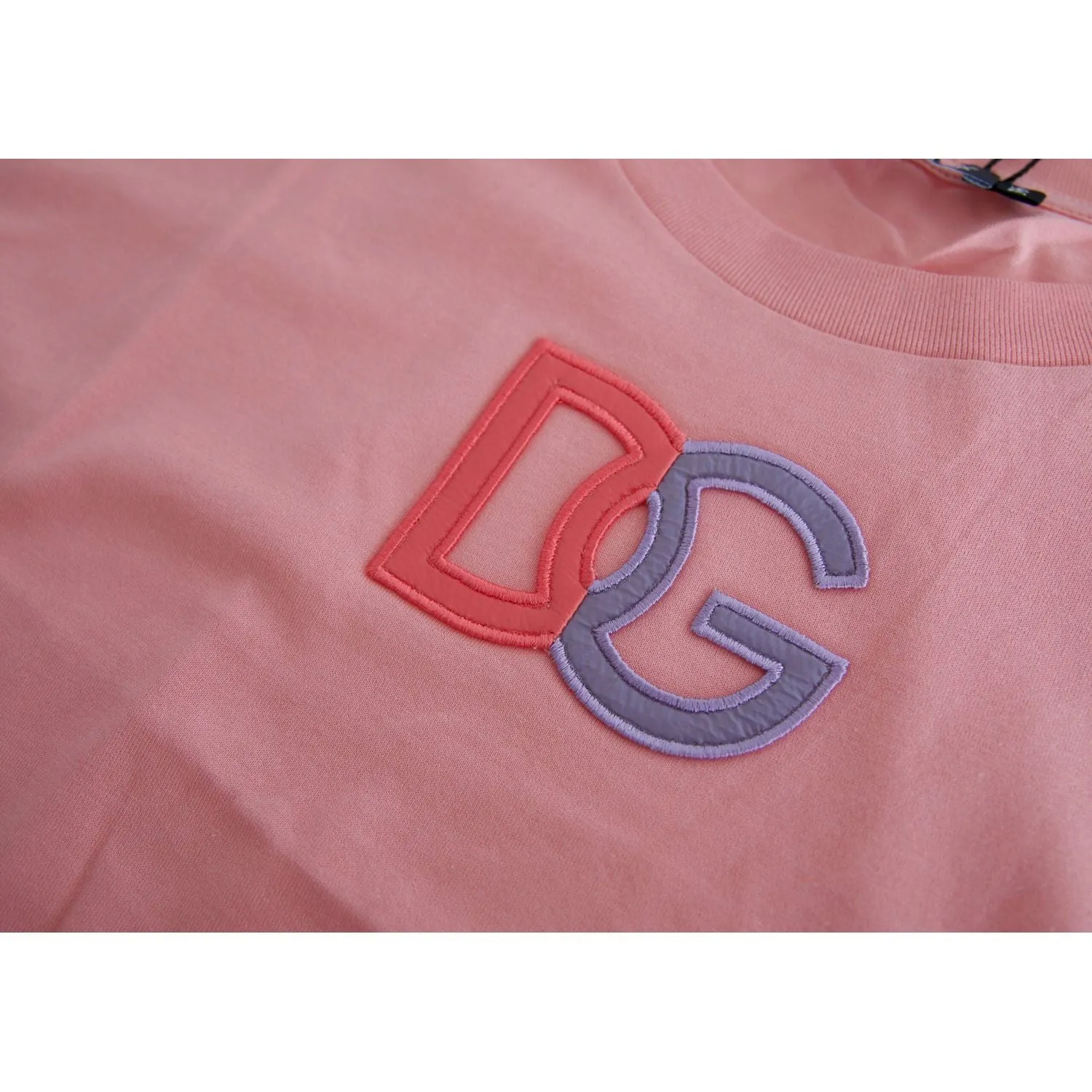 Dolce & Gabbana Elegant Pink Cotton Crew Neck Tank Top