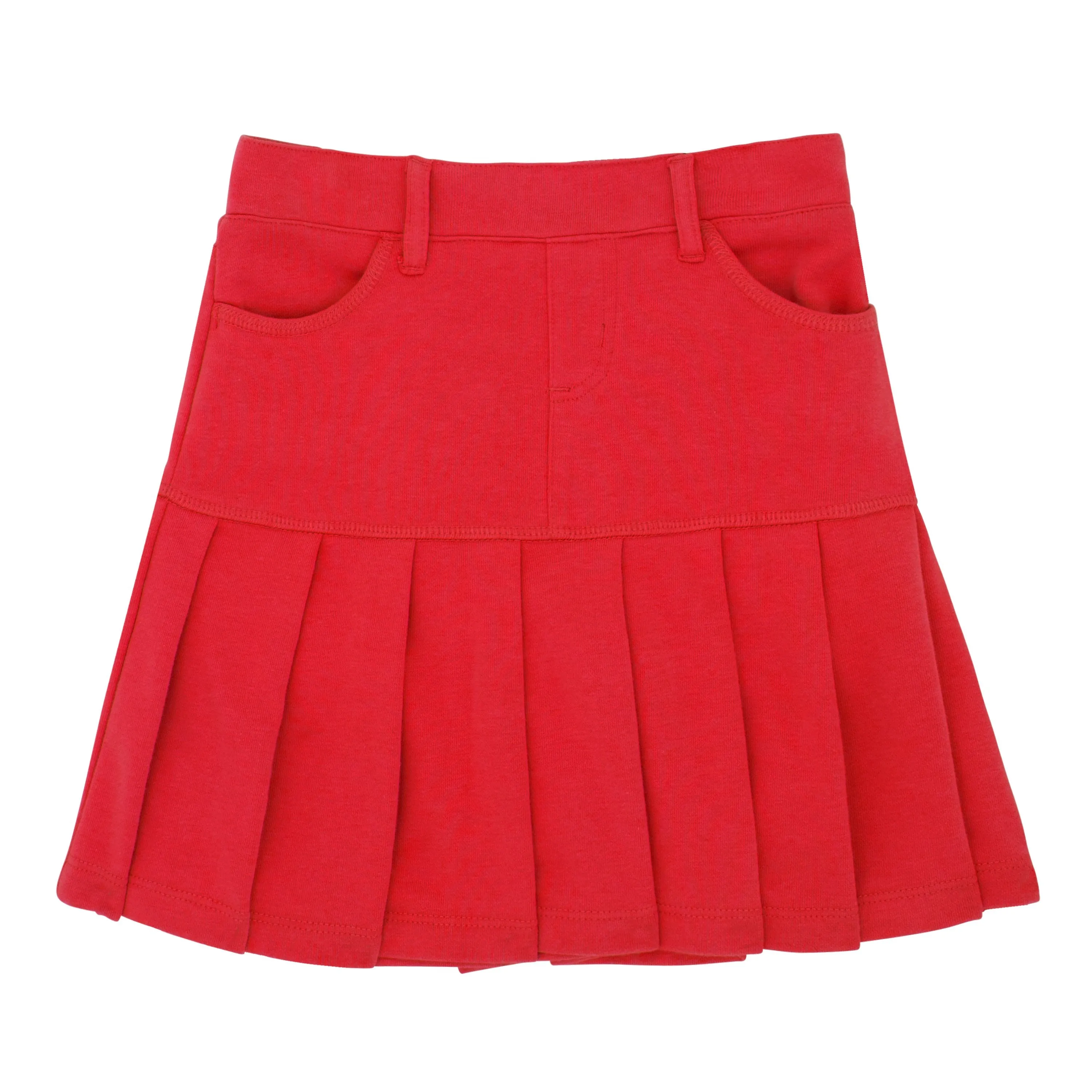 Drop Yoke Pleated Skort