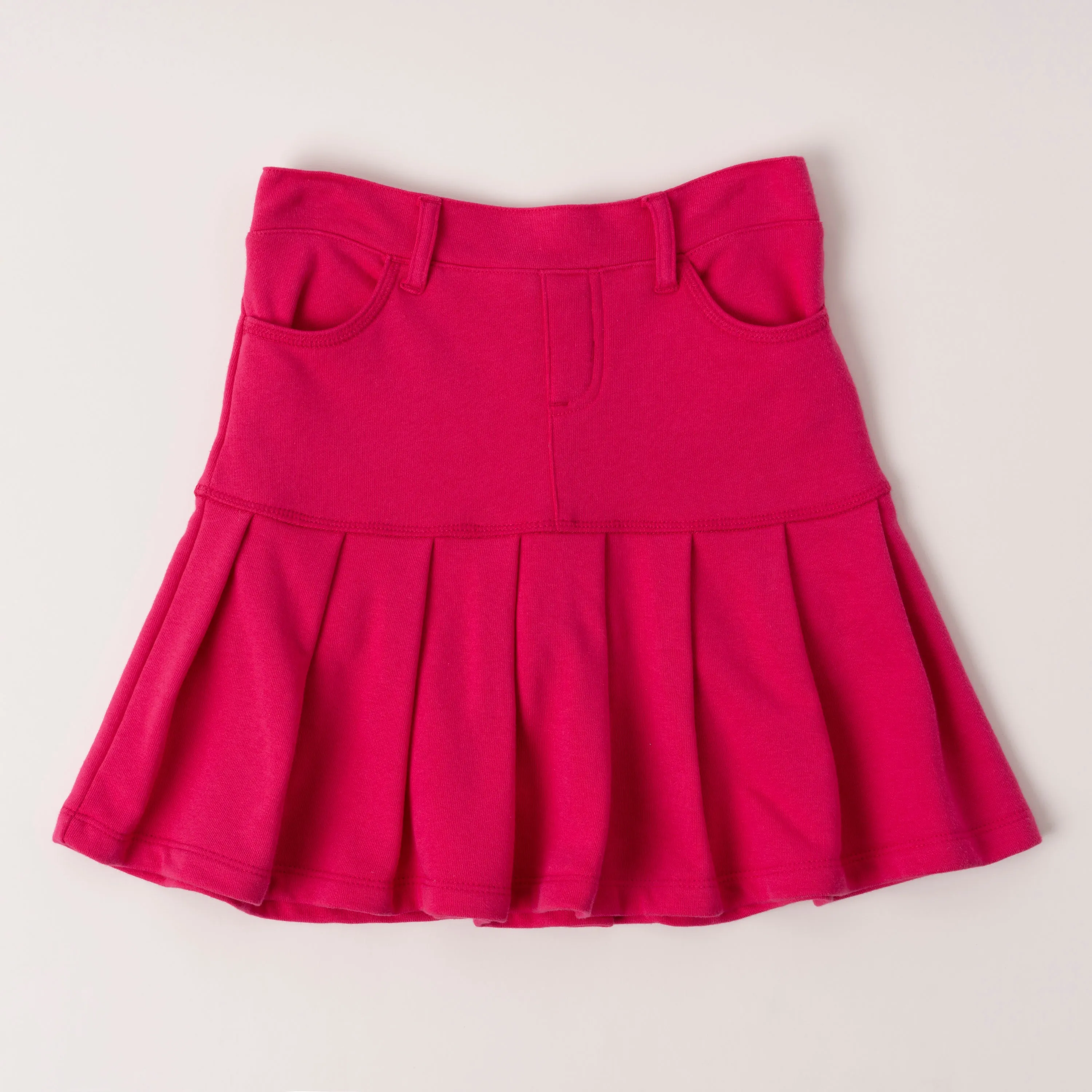 Drop Yoke Pleated Skort