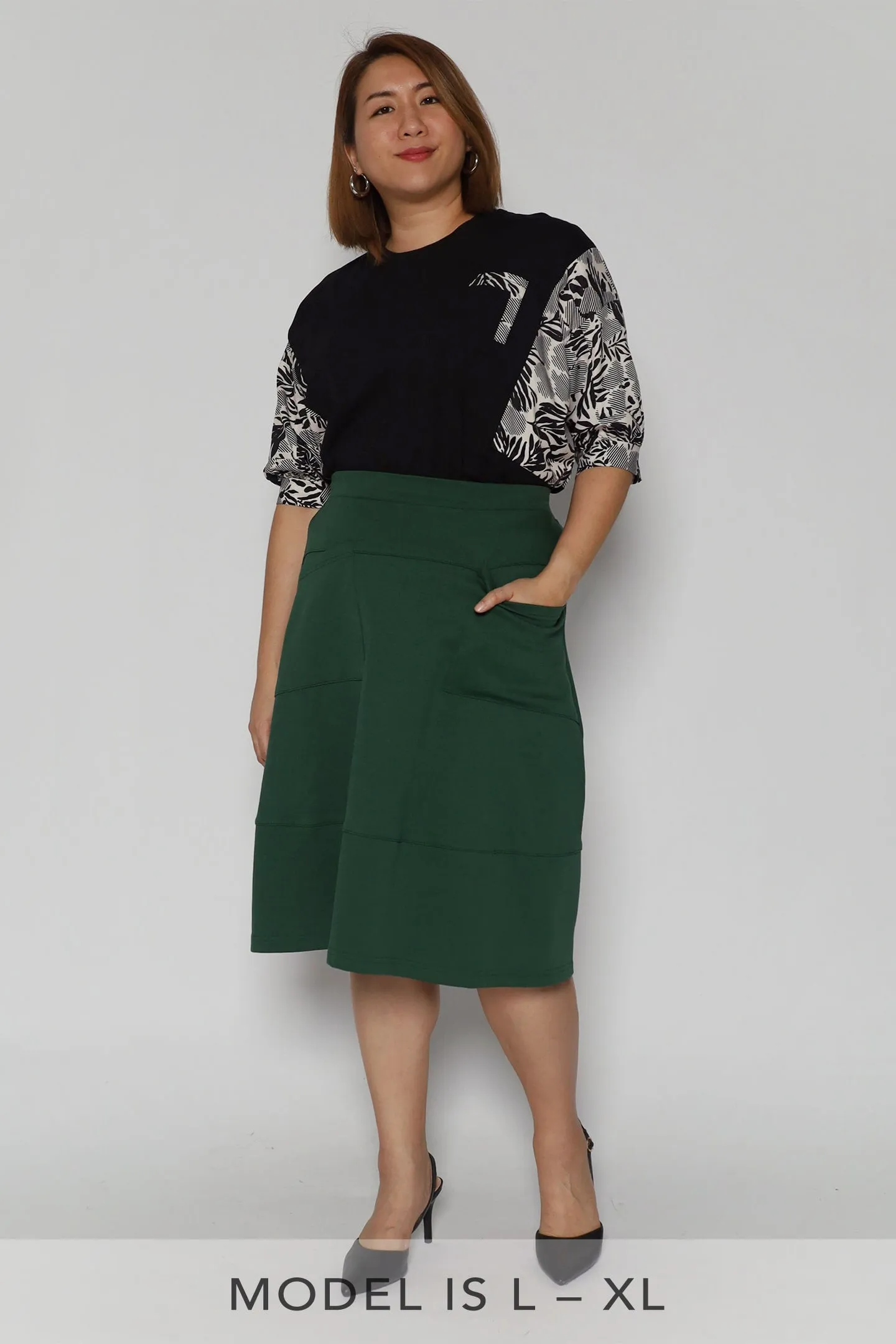 Ebenezer Skirt in Green