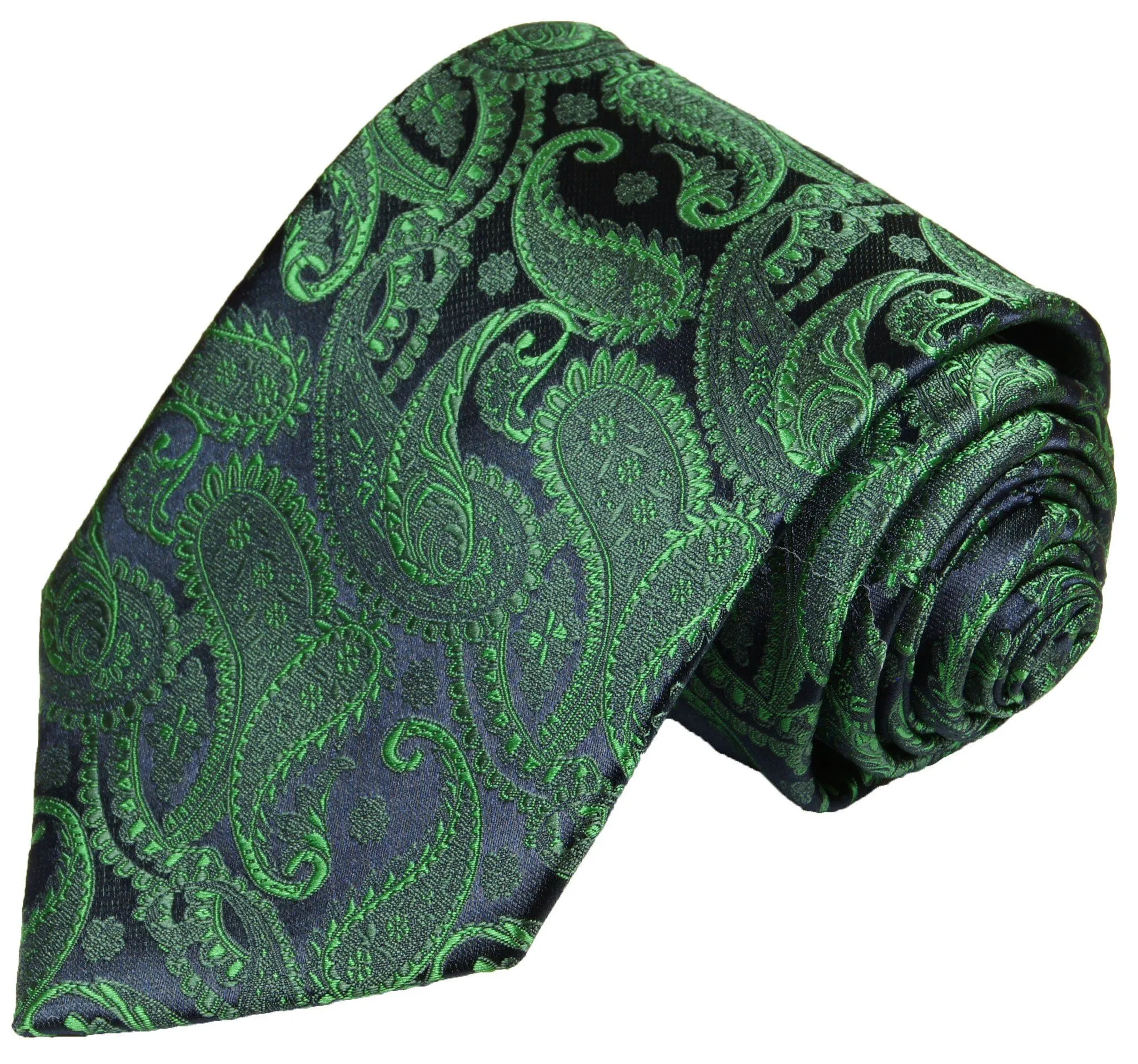 Emerald Paisley Tuxedo Vest Set