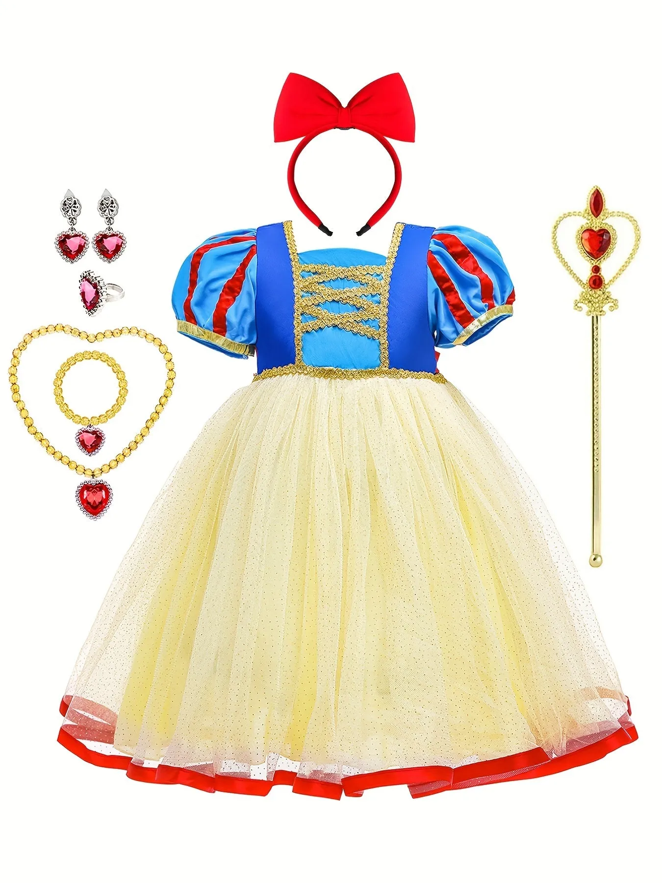 Enchanting Princess Dress Set Perfect for Girls Special Occasions