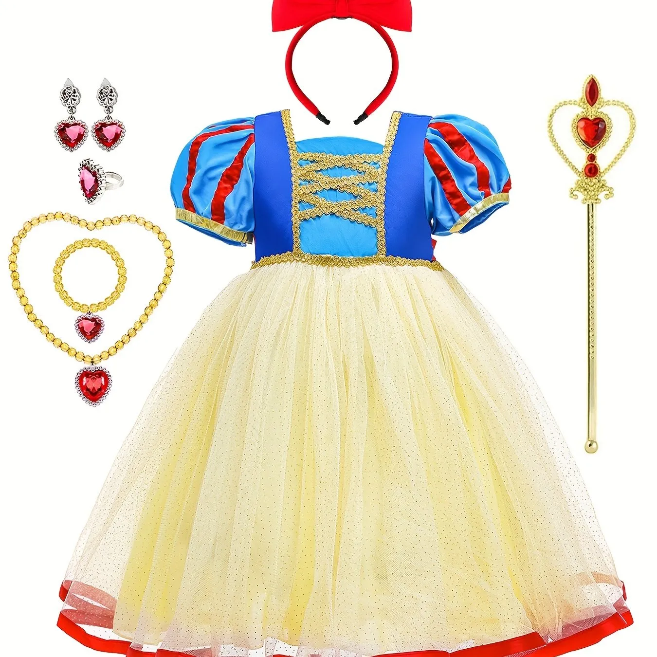 Enchanting Princess Dress Set Perfect for Girls Special Occasions