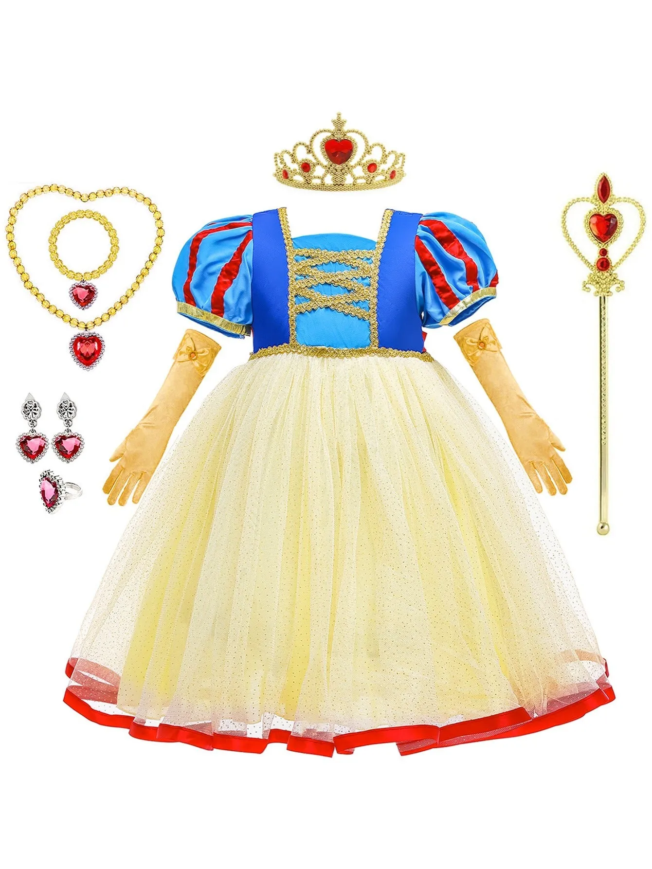 Enchanting Princess Dress Set Perfect for Girls Special Occasions