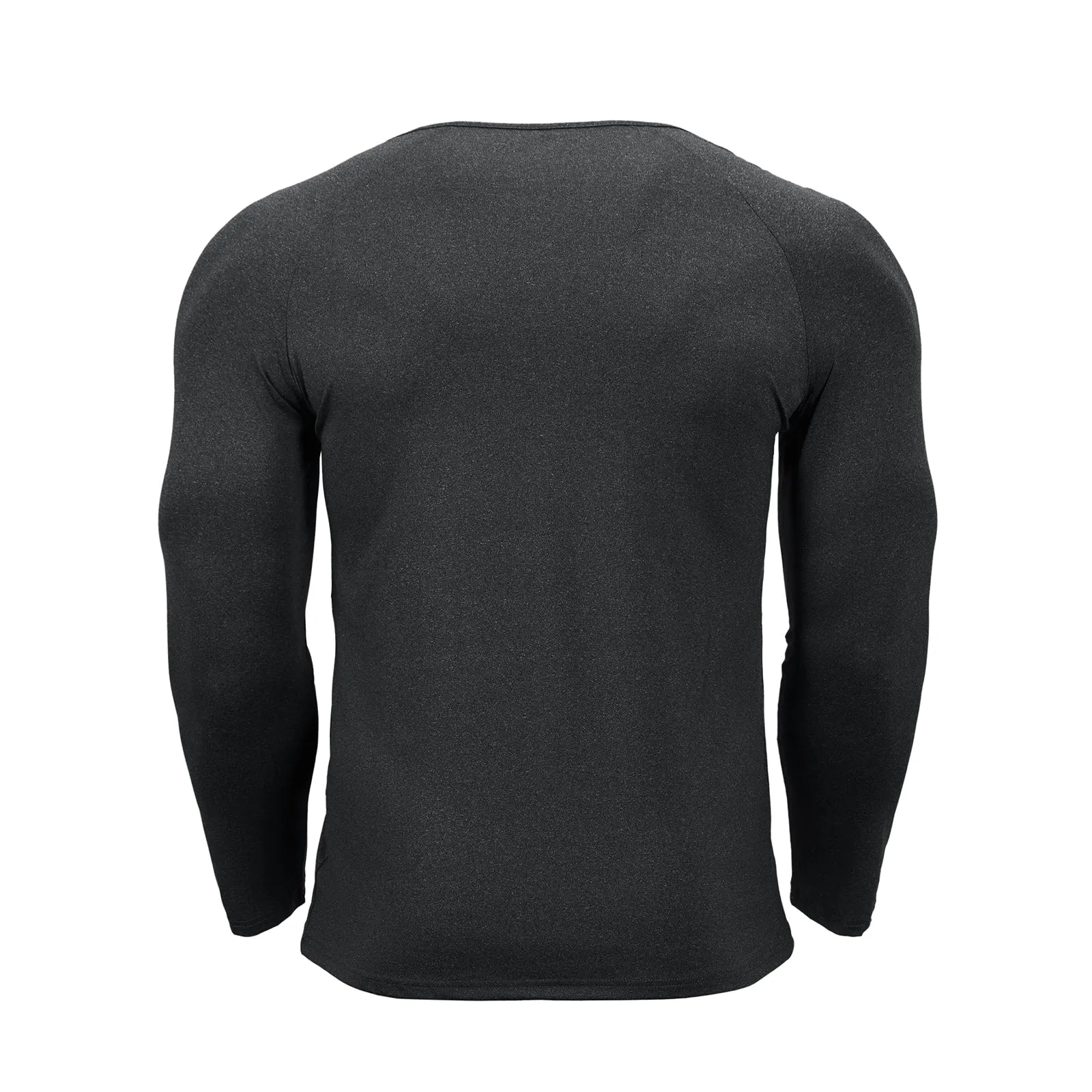 ESSENTIALS BUTTON HENLEY QUICK DRY LONG SLEEVE HENLEY SHIRT