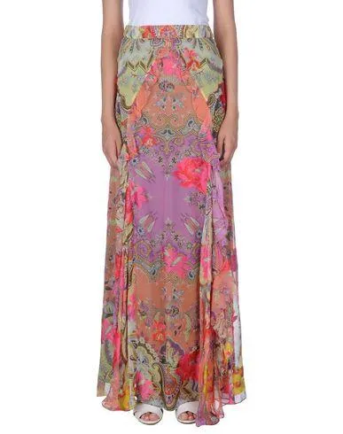 Etro Women Long skirt Light purple 12 UK