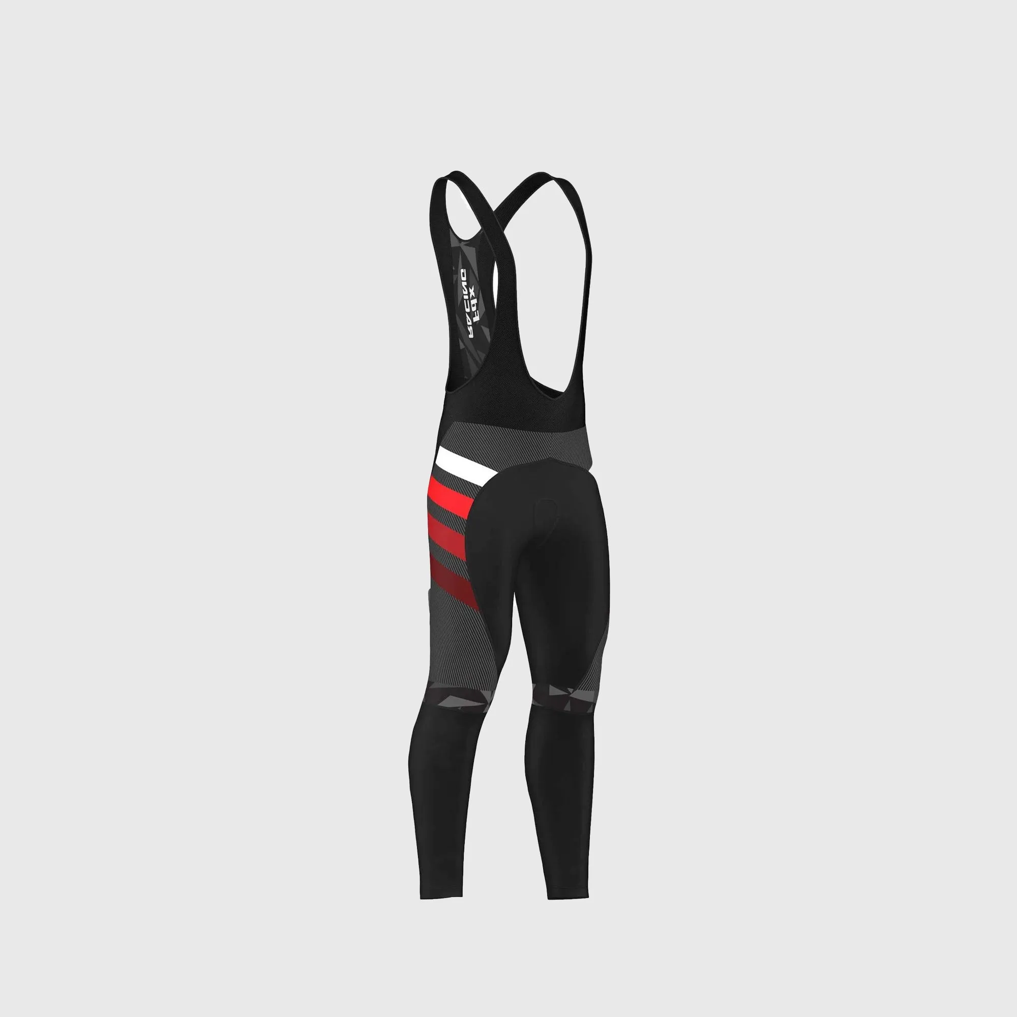 Fdx Equin Men's & Boy's Red Thermal Padded Cycling Bib Tights