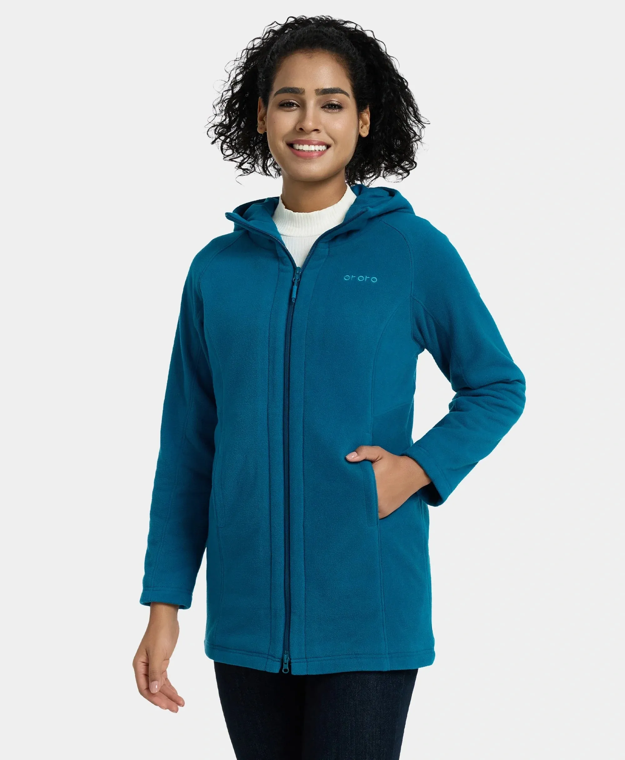 Felicity Women's Heated Fleece Hoodie Jacket