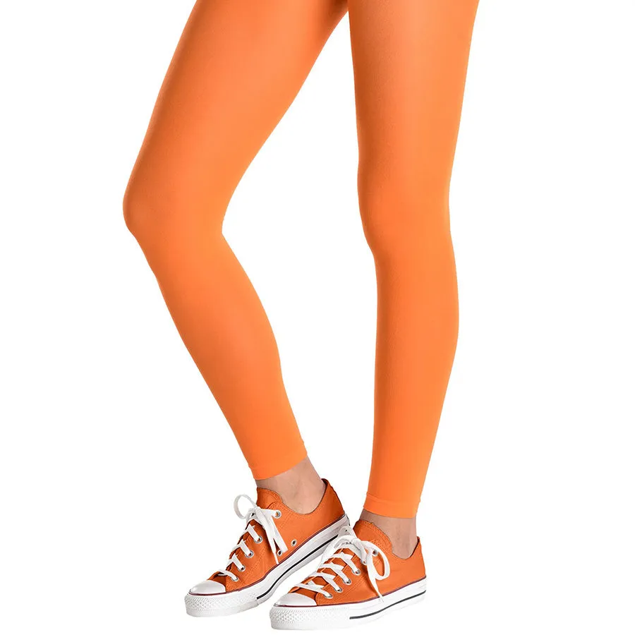 Footless Tights Orange Adult