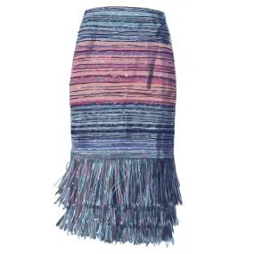 Fringe Hem Skirt