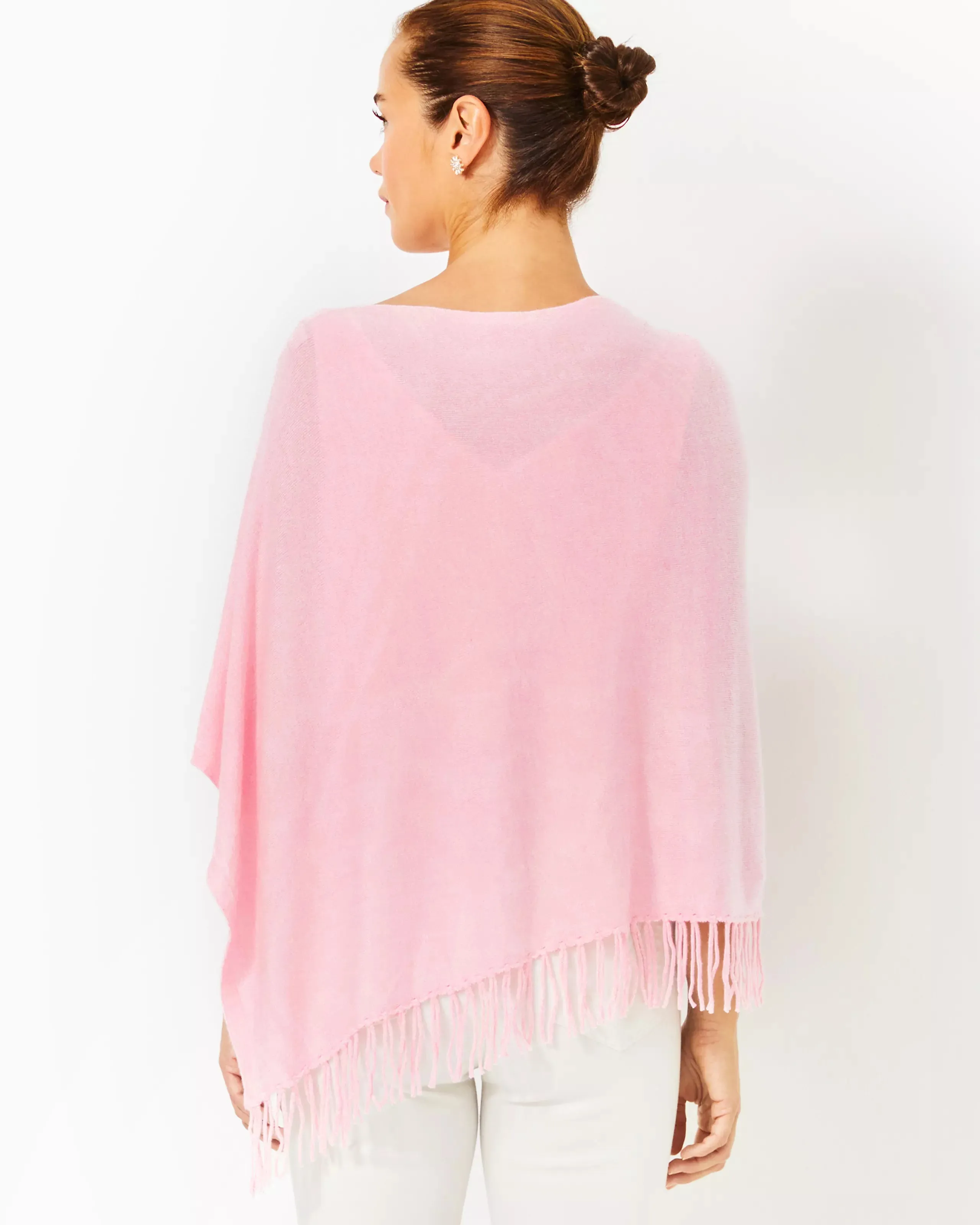 Gato Poncho (Heathered Conch Shell Pink)