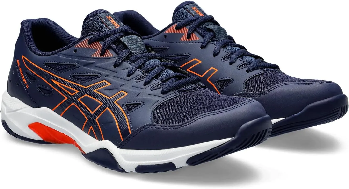 GEL-Rocket 11 Volleyball Shoe ASICS, Peacoat/Shocking Orange