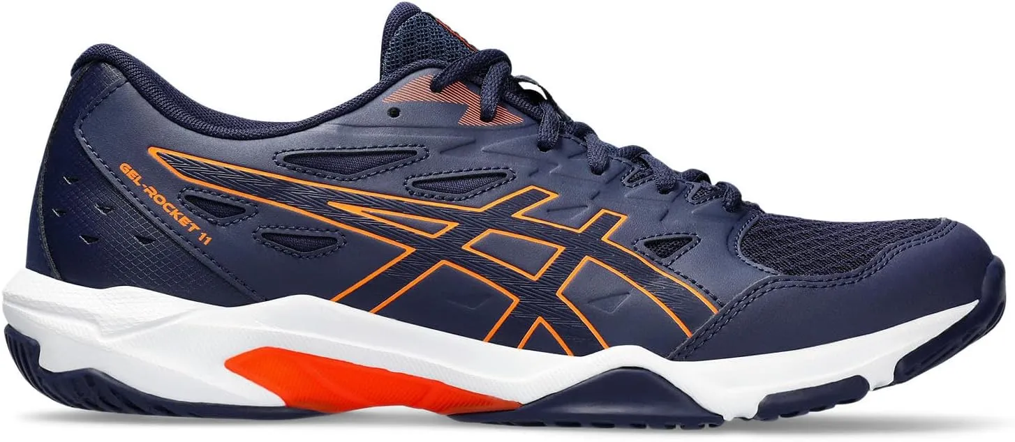 GEL-Rocket 11 Volleyball Shoe ASICS, Peacoat/Shocking Orange