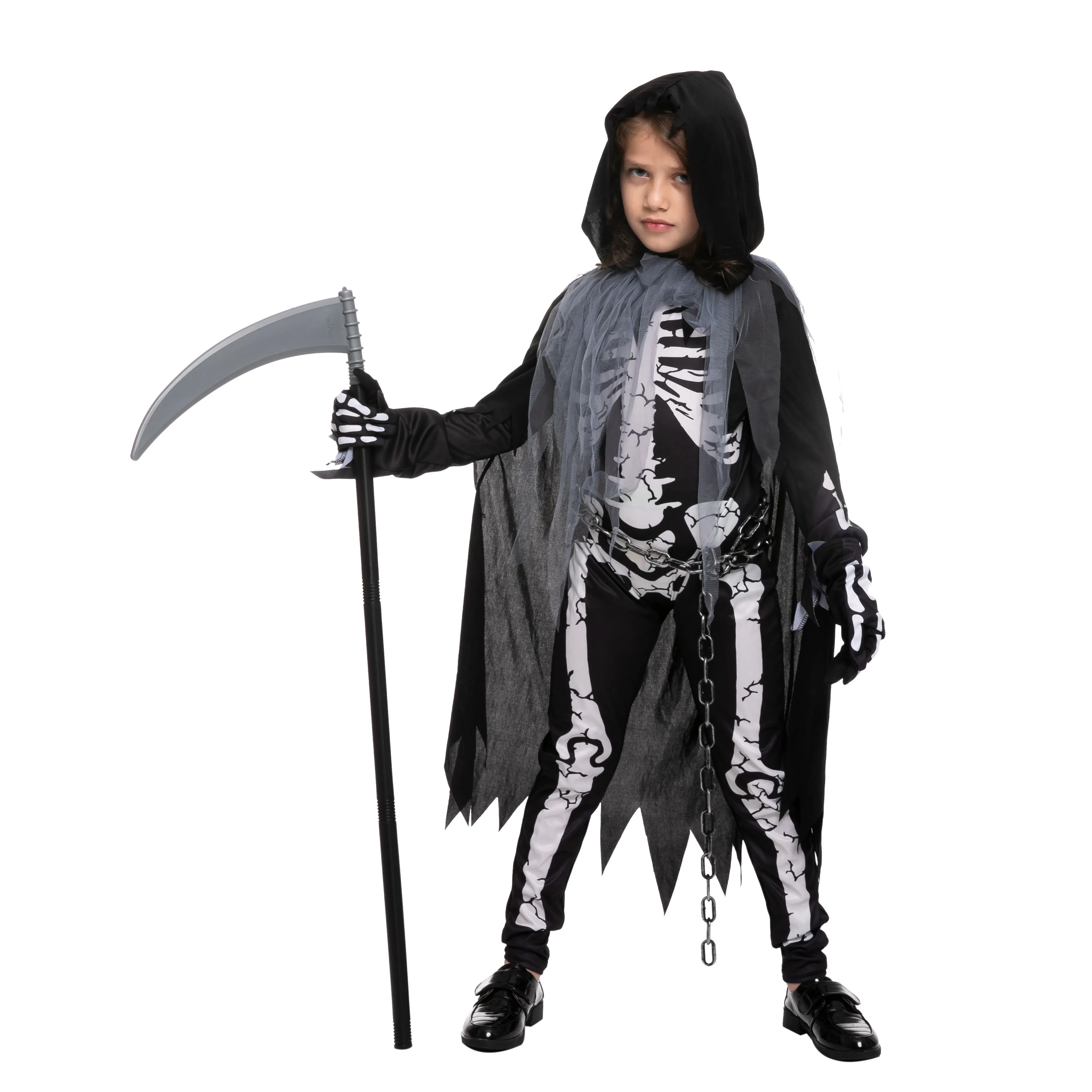 Girl Skeleton Reaper Costume Cosplay