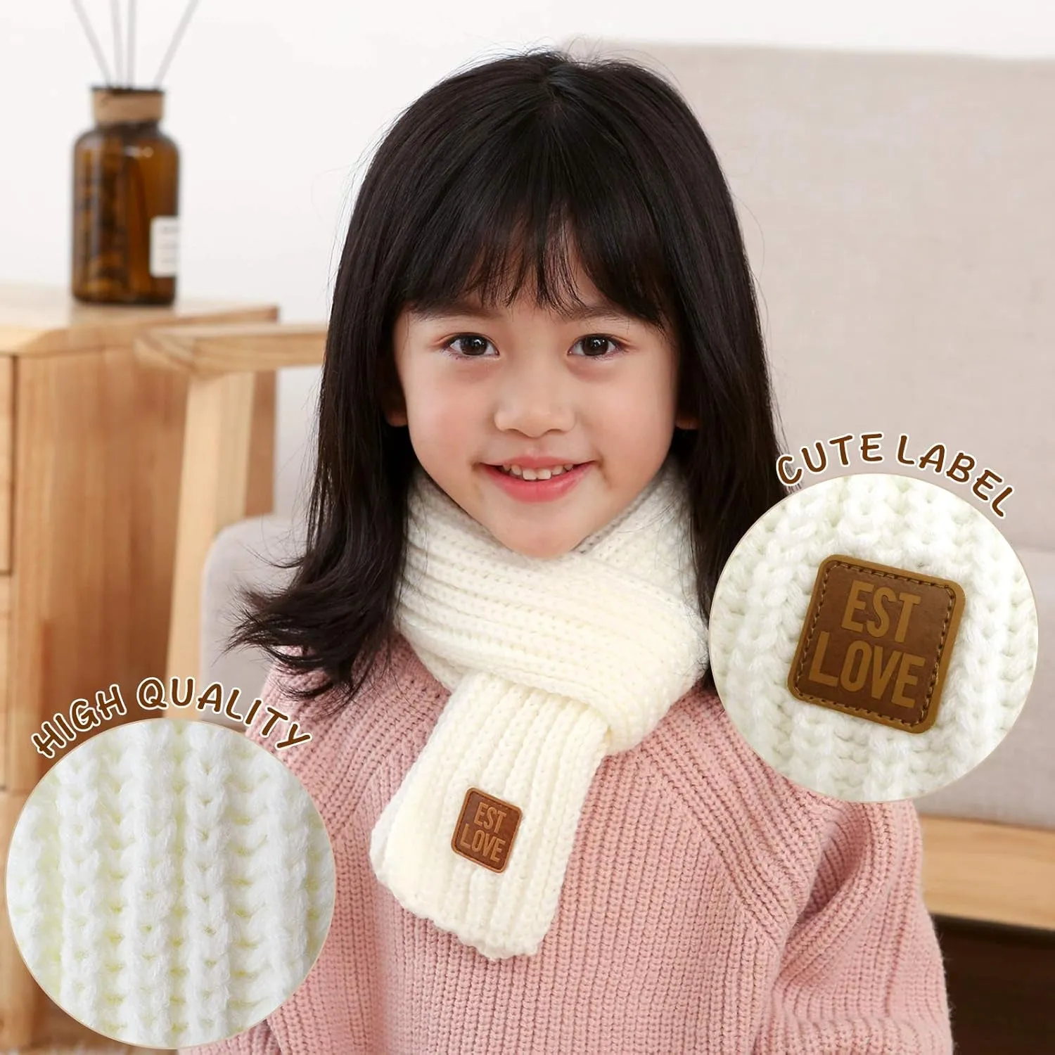 Girl/Boy Toddler's Winter Scarf