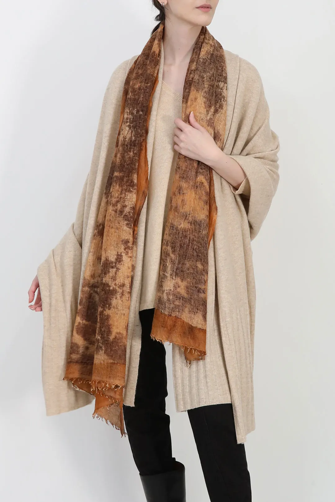 IRINA TRAVEL WRAP IN PURE NEPALESE CASHMERE