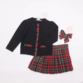 Janie & Jack Tartan Skirt Set